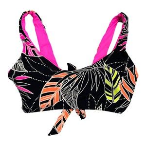 Becca by Rebecca Virtue Tropical Miami Cutout Bikini Top D